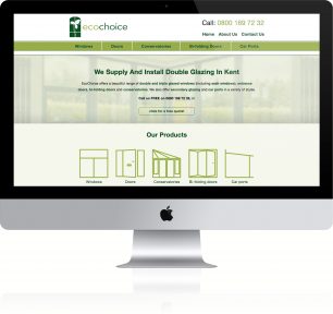 custom website development for EcoChoice