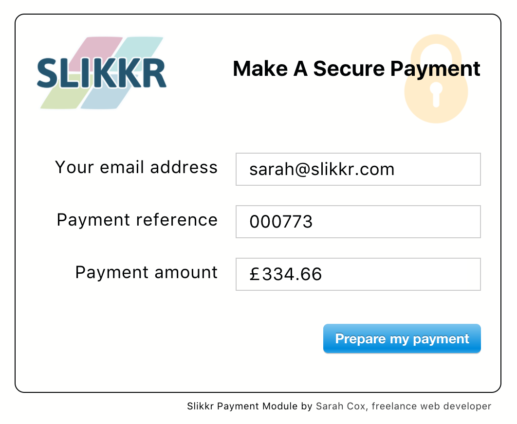 Slikkr Stripe Payments - get the payment details